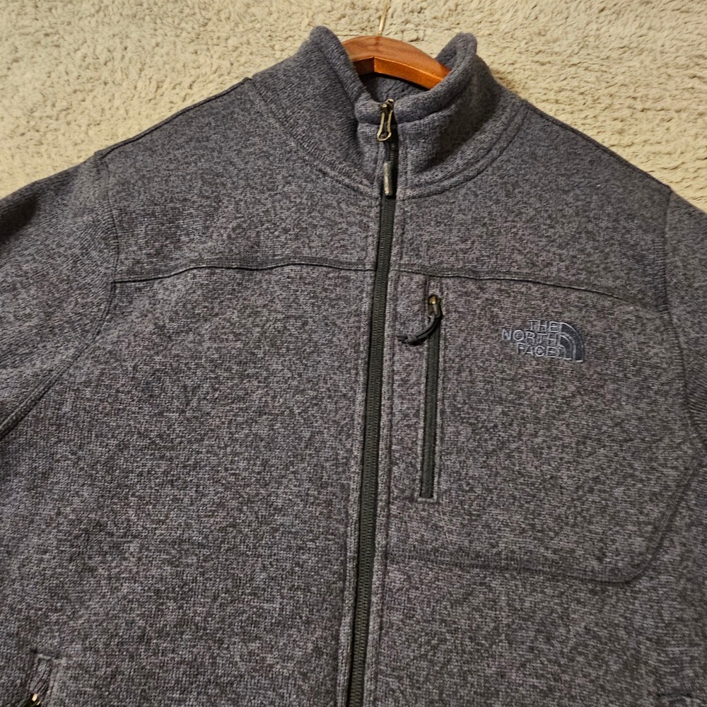 The North Face Gordon Lyons Full Zip Fleece Jacket Mens Medium Blue NF00CUA7